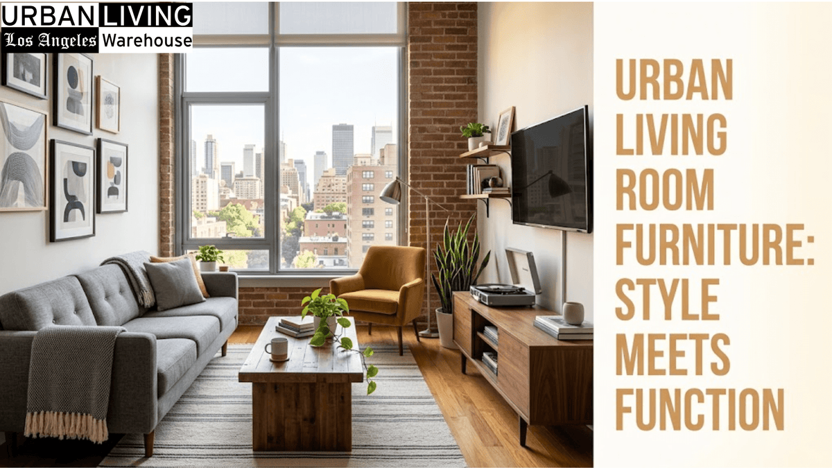 Urban Living Room Furniture- Style Meets Function