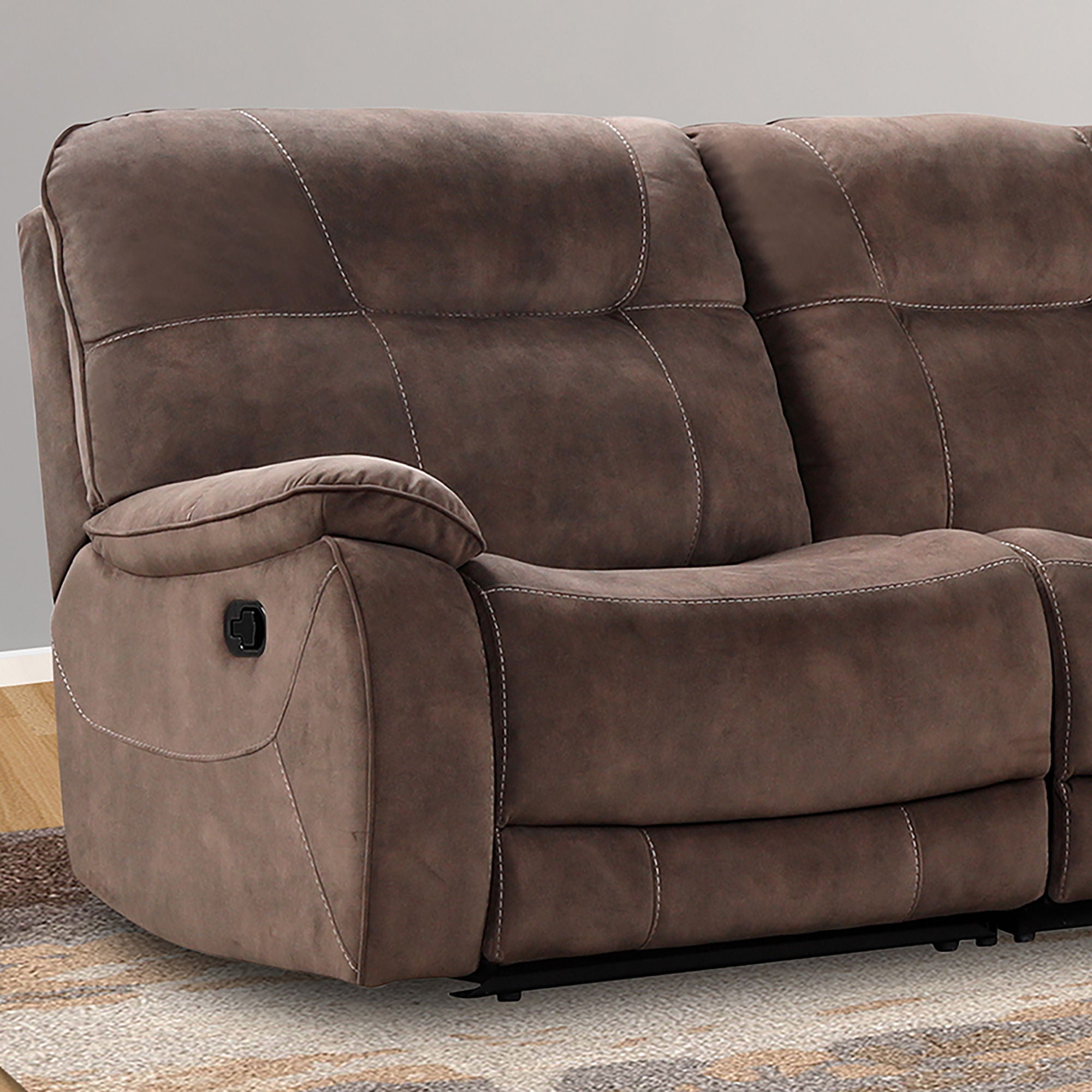 Cooper - Manual Left Arm Facing Recliner - Shadow Brown - Urban Living Furniture (Los Angeles, CA)