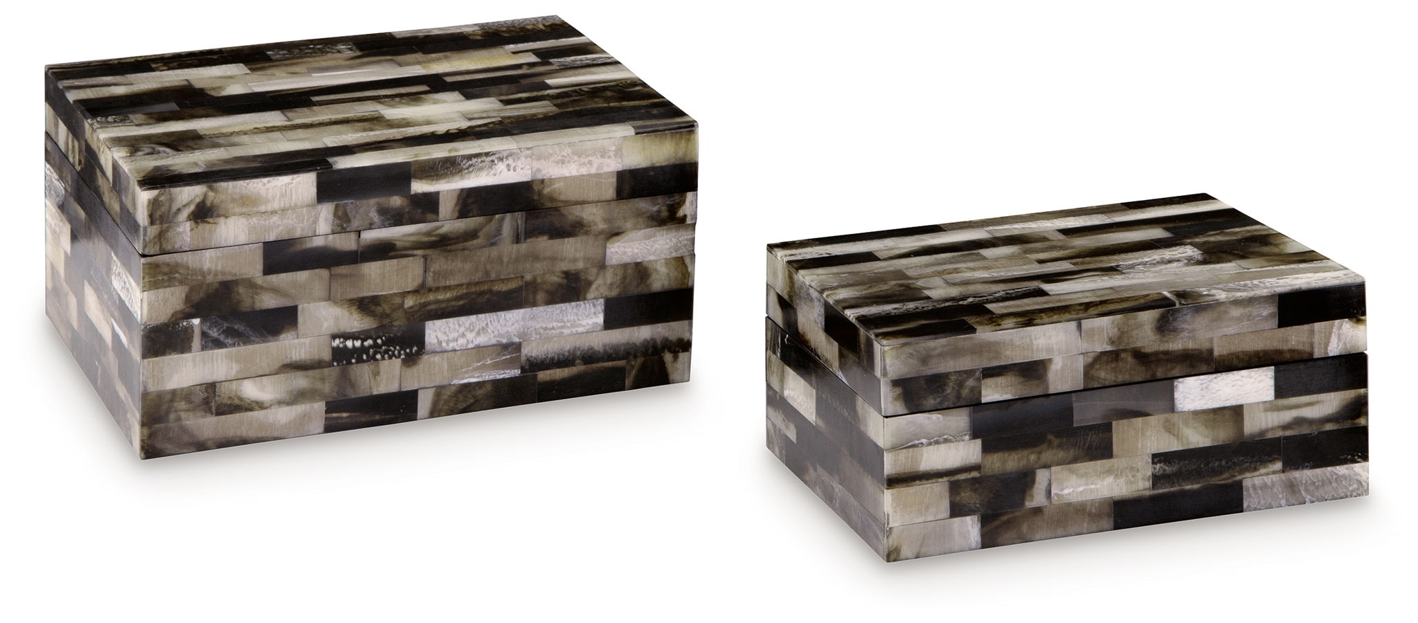 Ellford - Black / Brown / Cream - Box Set (Set of 2) - Urban Living Furniture (Los Angeles, CA)