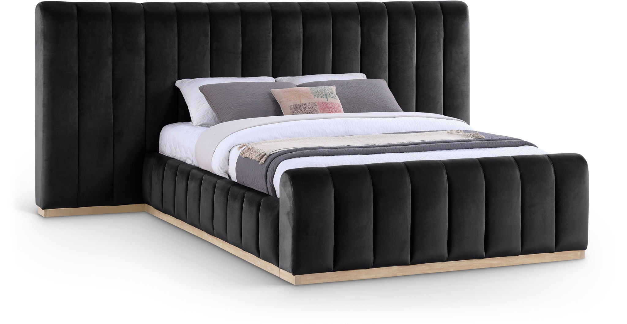 Amara - Velvet Upholstered Bed - Urban Living Furniture (Los Angeles, CA)