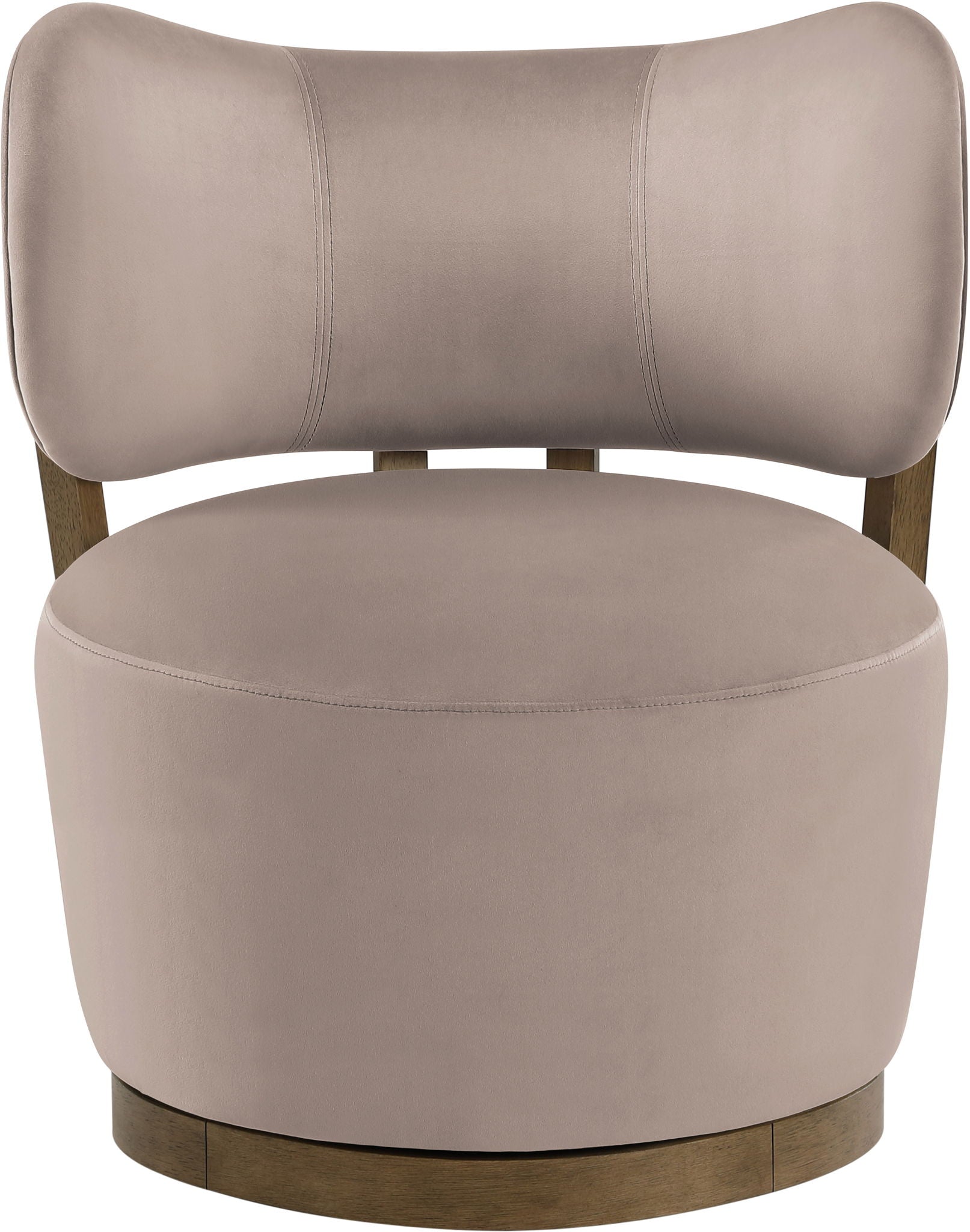 Elara - Velvet Upholstered Swivel Accent Chair - Taupe - Urban Living Furniture (Los Angeles, CA)