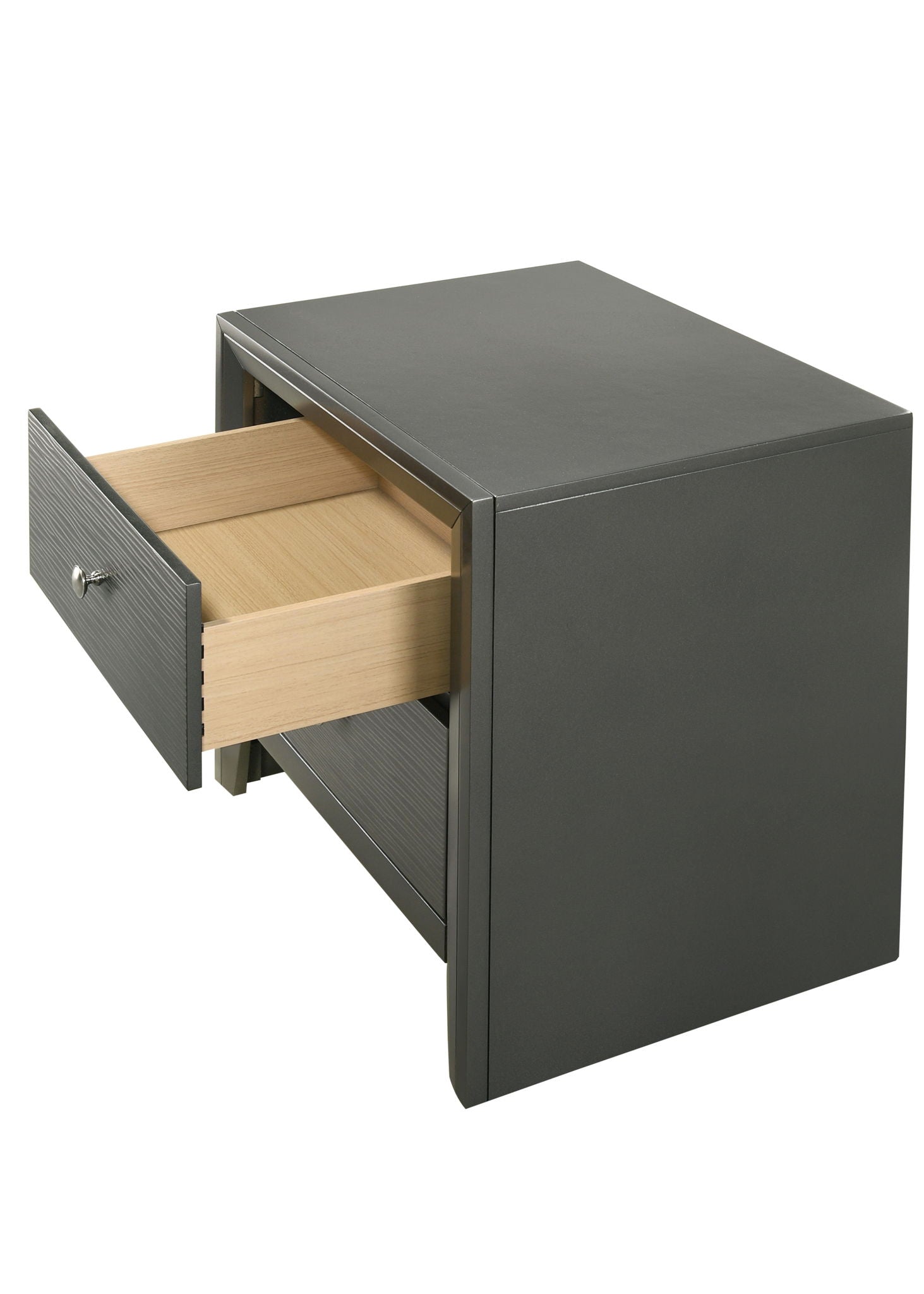 Denker - Nightstand - Gun Metal - Urban Living Furniture (Los Angeles, CA)