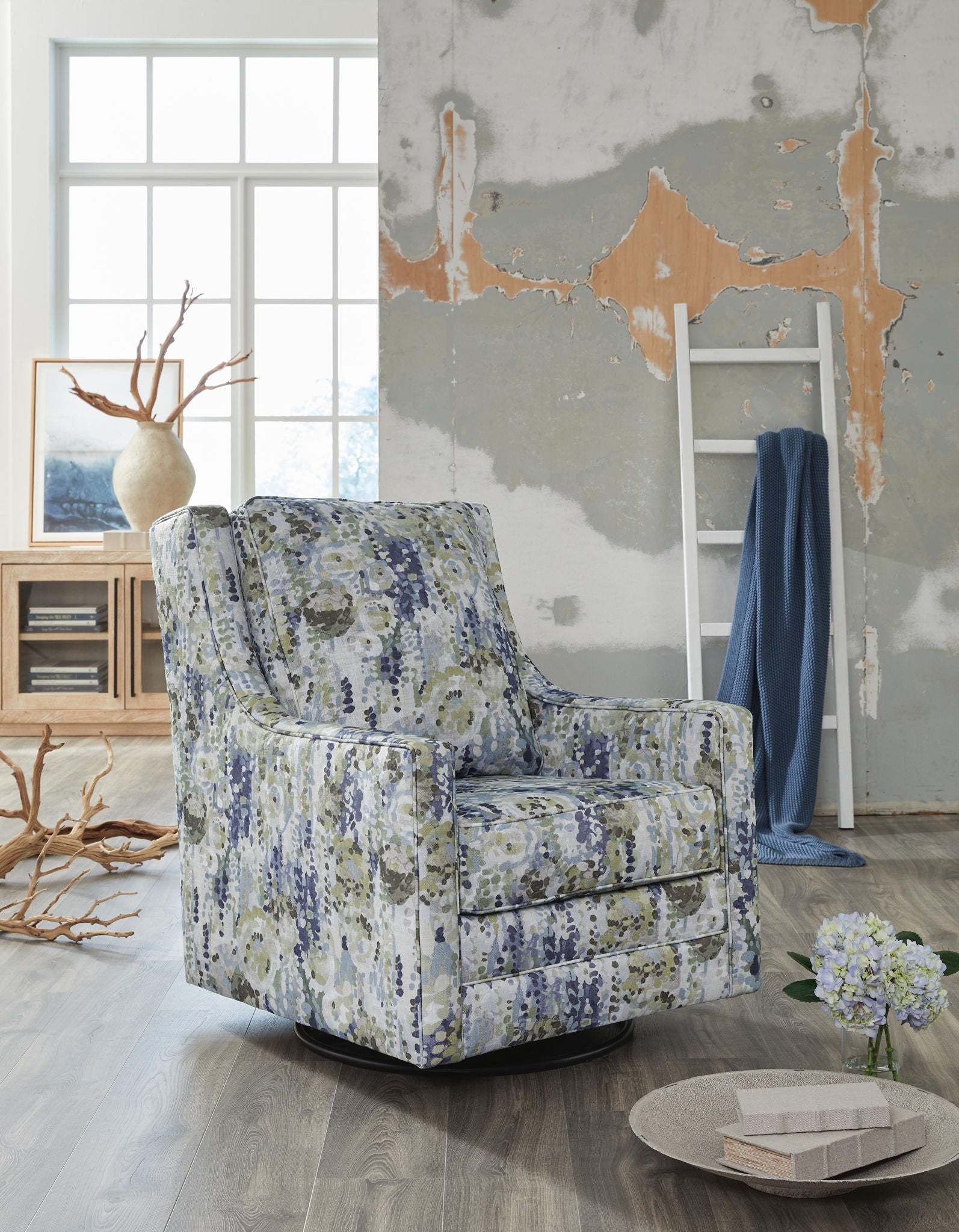 Dustinford - Swivel Glider Accent Chair - Multi - Urban Living Furniture (Los Angeles, CA)