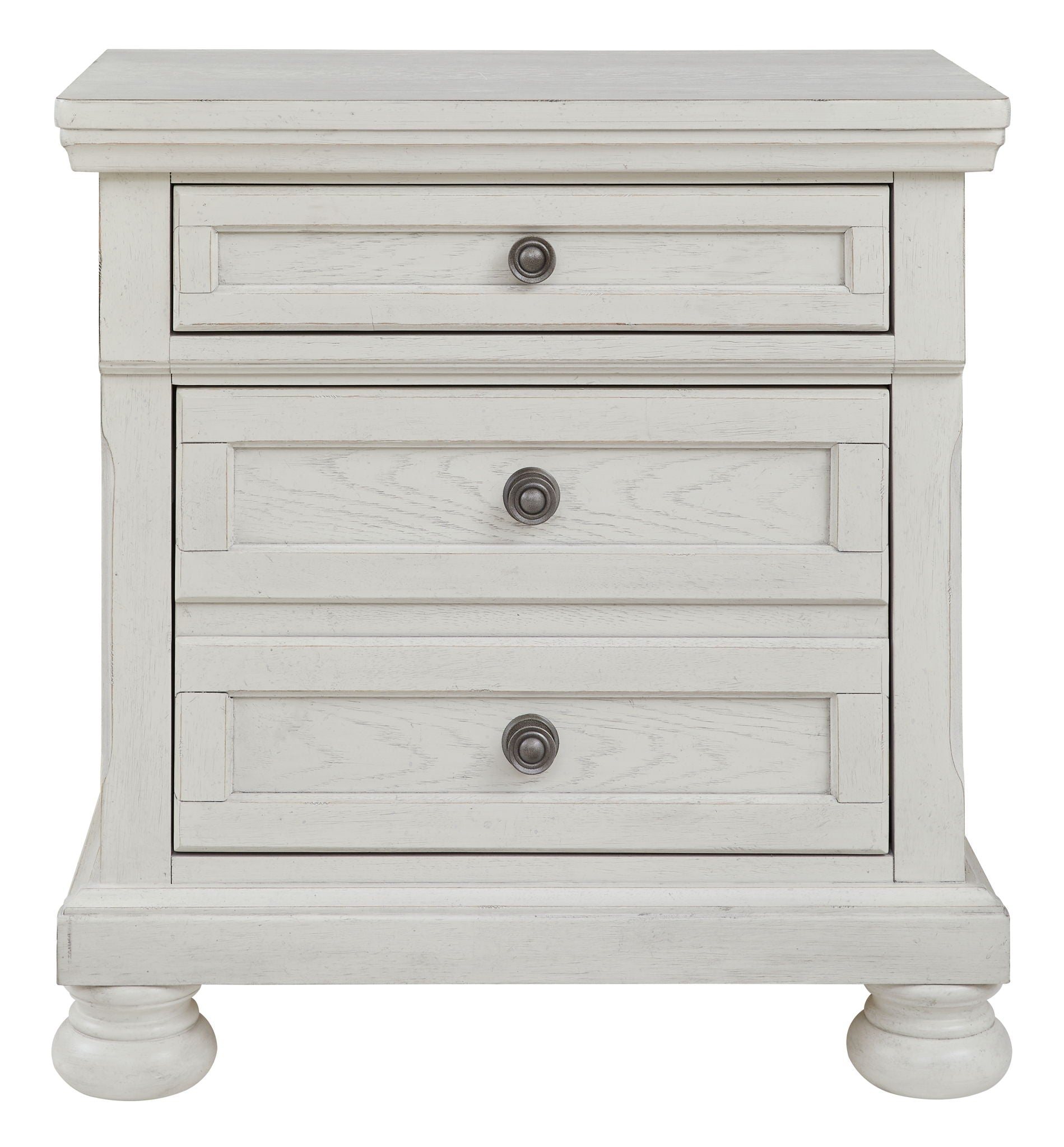 Robbinsdale - Antique White - Two Drawer Night Stand - Urban Living Furniture (Los Angeles, CA)
