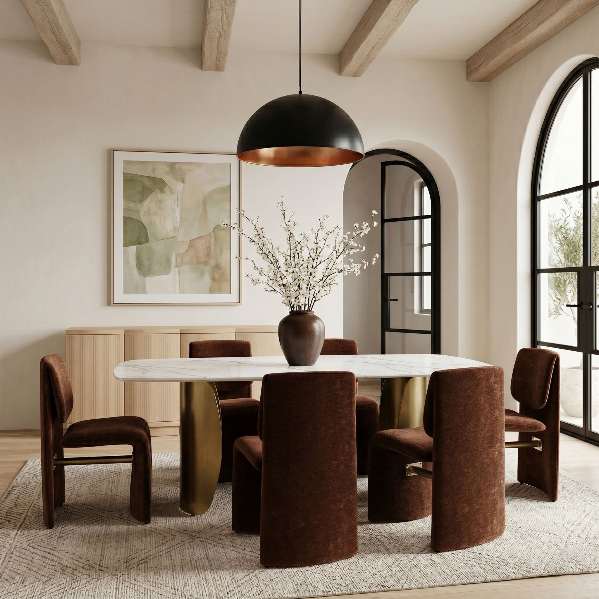 Slique - Performance Fabric Upholstered Dining Chair (Set of 2) - Urban Living Furniture (Los Angeles, CA)