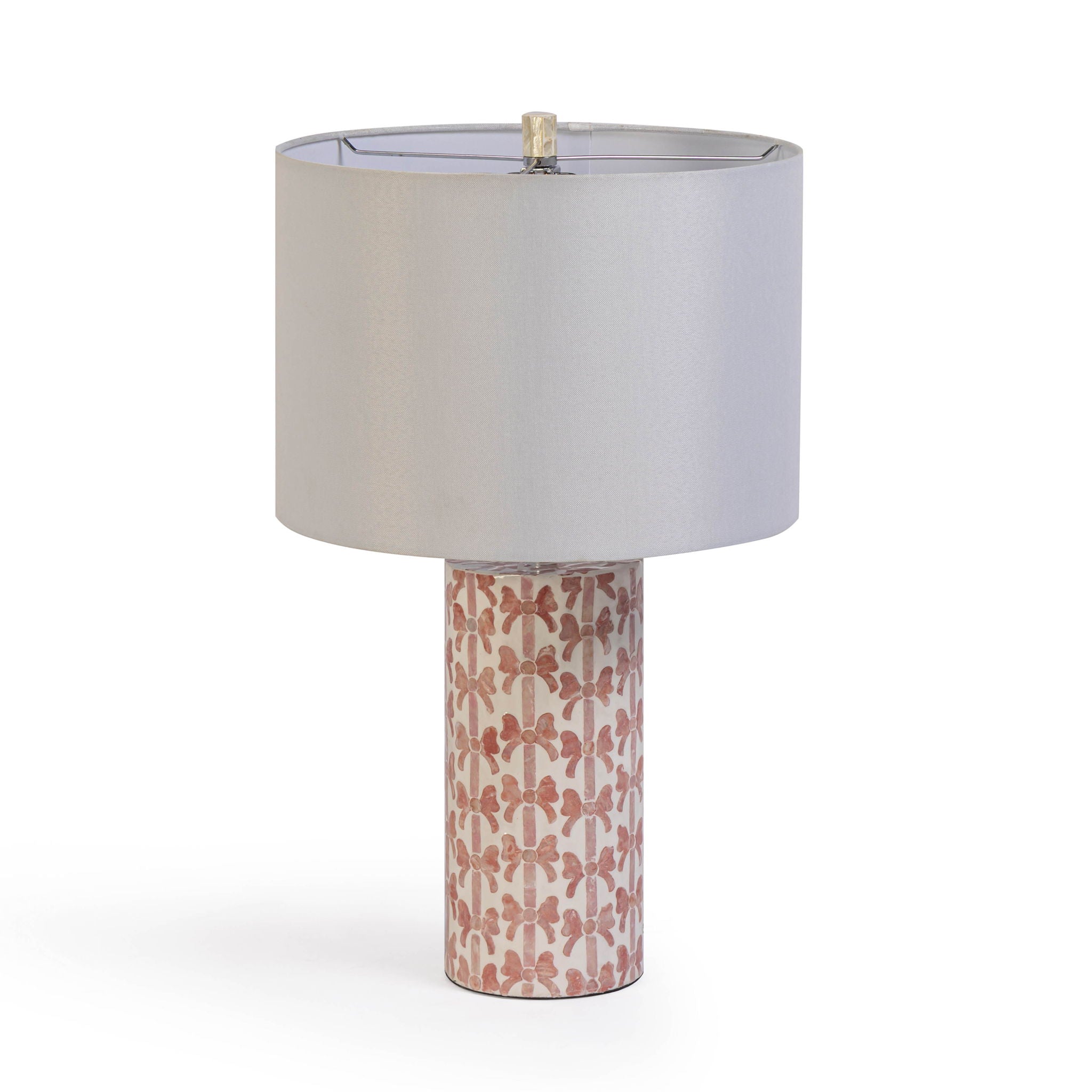 Lassy - Ribbon Capiz Shell Table Lamp - Pink - Urban Living Furniture (Los Angeles, CA)
