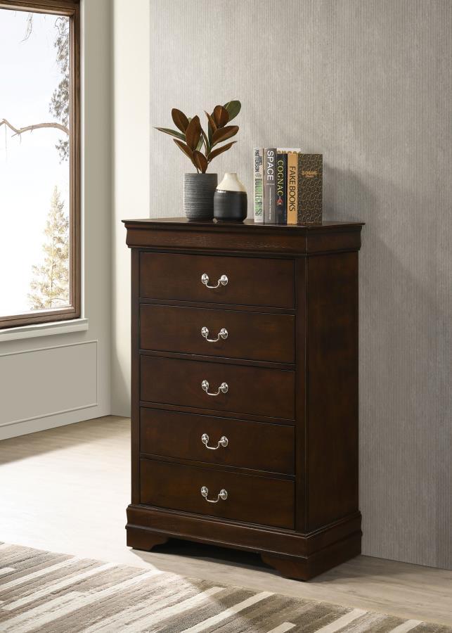 Louis Philippe - Five-drawer Chest - Urban Living Furniture (Los Angeles, CA)