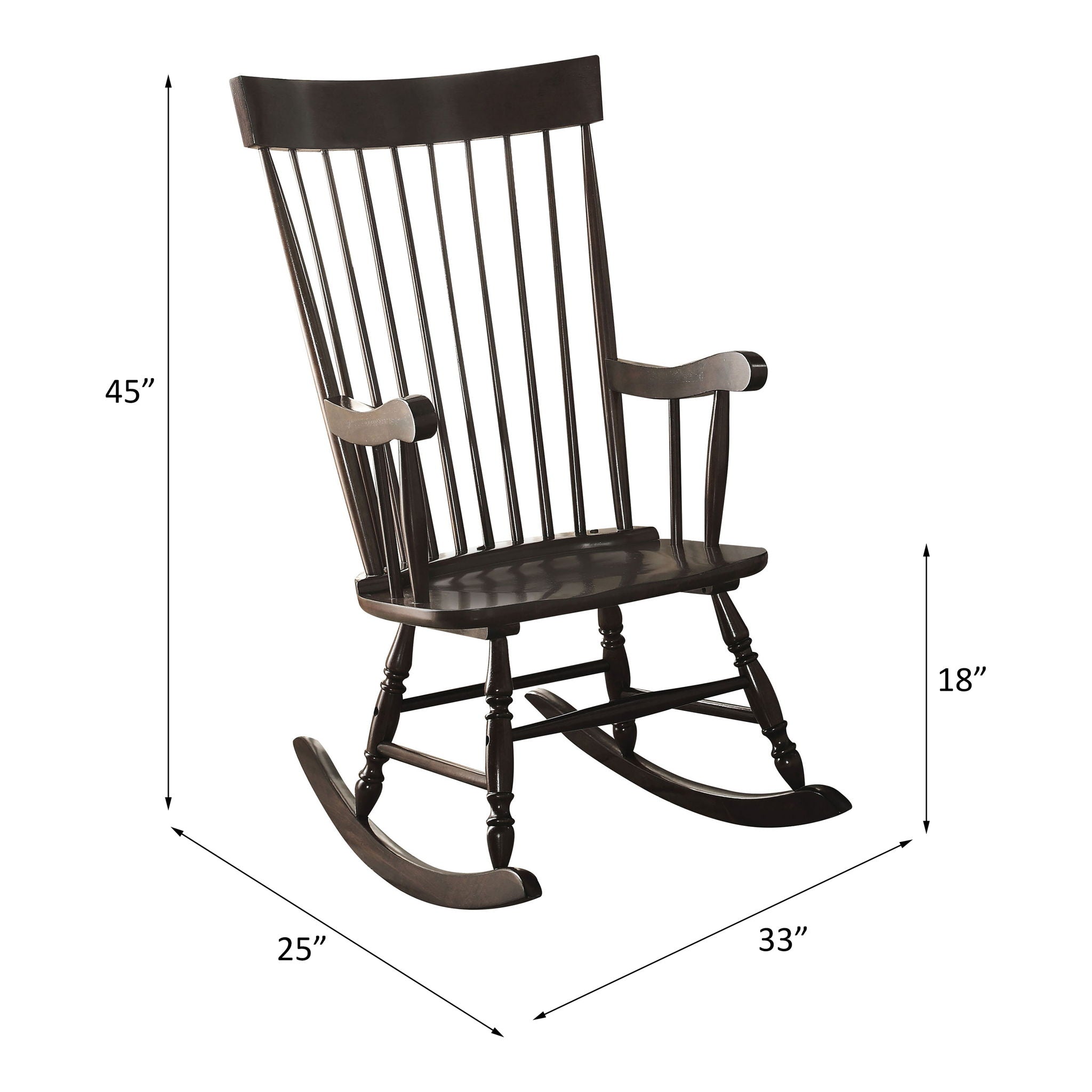 Arlo - Rocking Chair - Black - Urban Living Furniture (Los Angeles, CA)