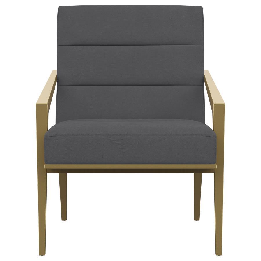 Kirra - Upholstered Metal Arm Accent Chair