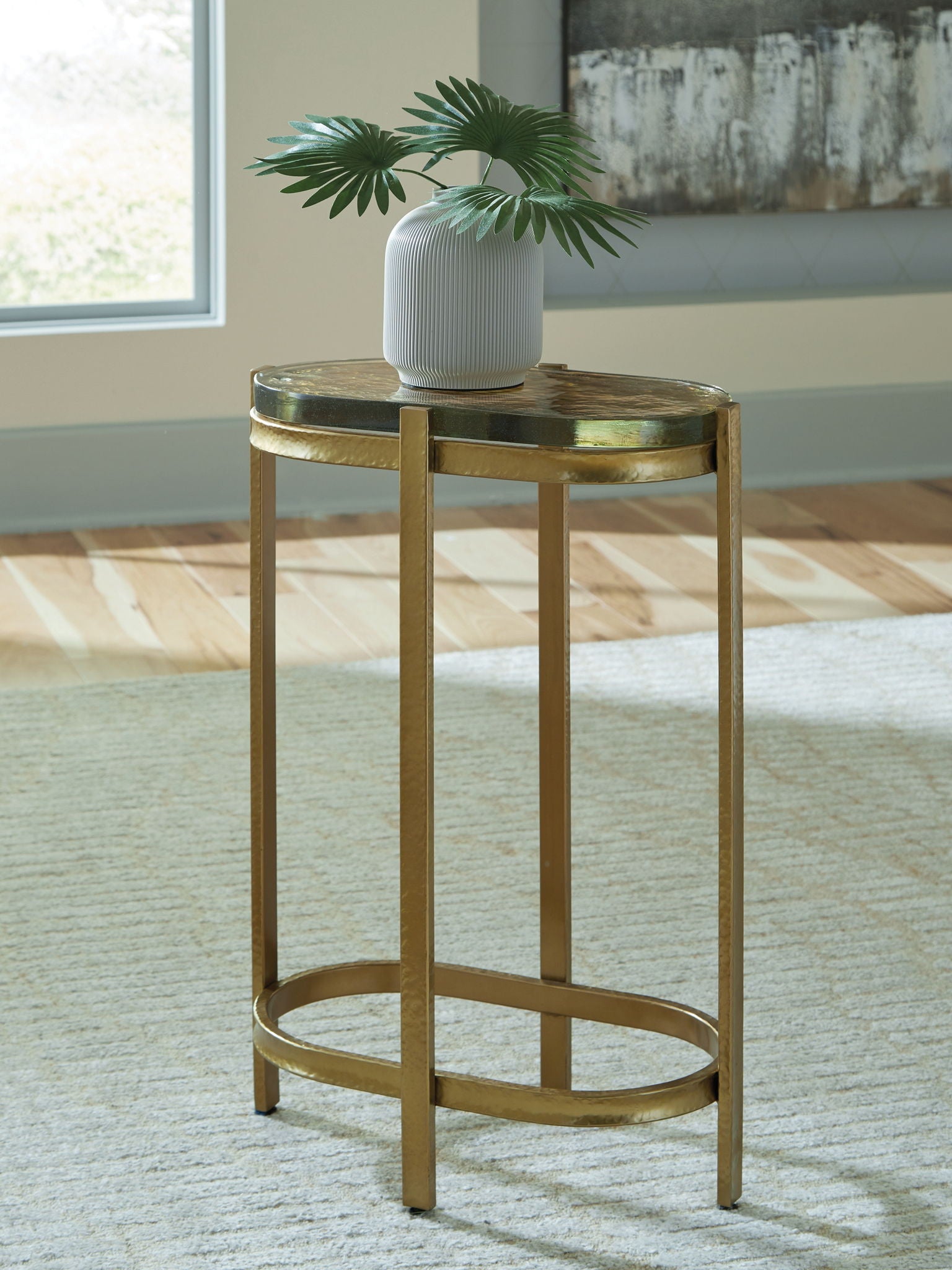 Porterville - Gold Finish - Accent Table - Urban Living Furniture (Los Angeles, CA)
