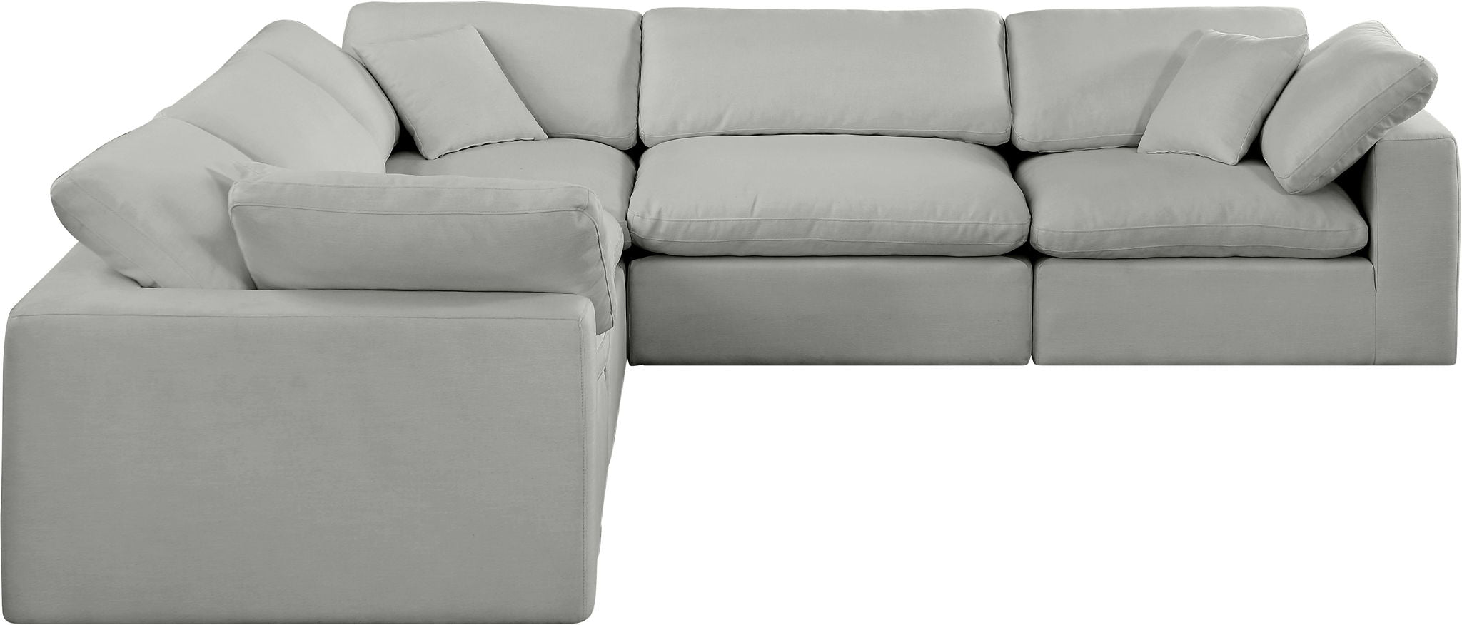 Comfy - 5 Piece Linen Modular Corner Sectional - Urban Living Furniture (Los Angeles, CA)