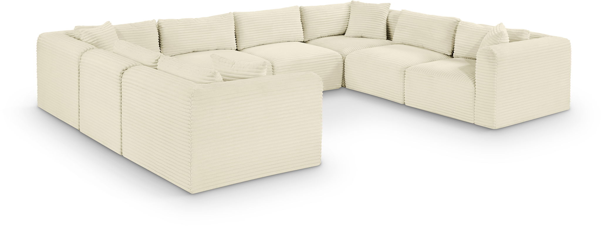 Shaggy - 8 Piece Modular U-Shaped Sectional - Urban Living Furniture (Los Angeles, CA)