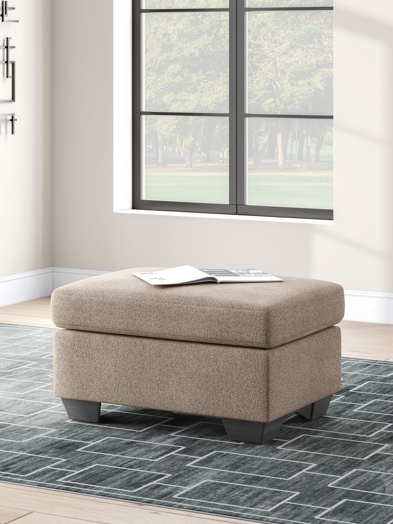 Triston-Peaks - Ottoman - Suede - Urban Living Furniture (Los Angeles, CA)