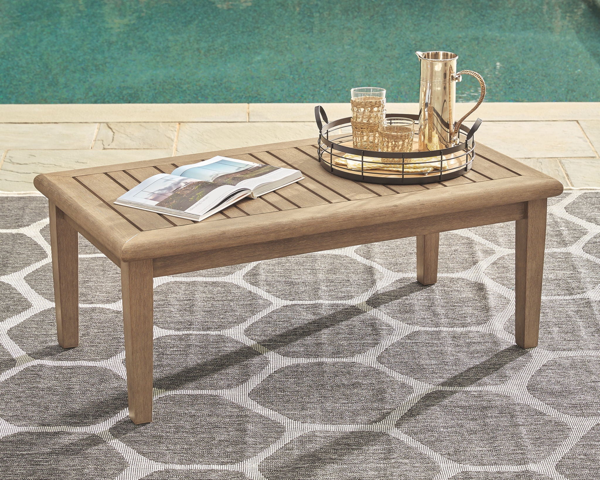 Gerianne - Brown - Rectangular Cocktail Table - Urban Living Furniture (Los Angeles, CA)