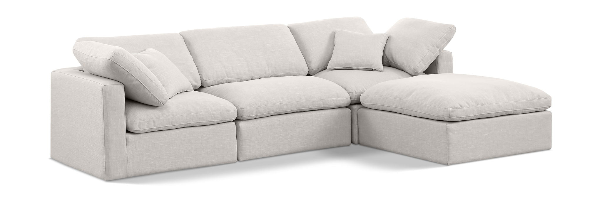 Indulge - Linen 4 Piece Modular Sectional With Chaise - Urban Living Furniture (Los Angeles, CA)