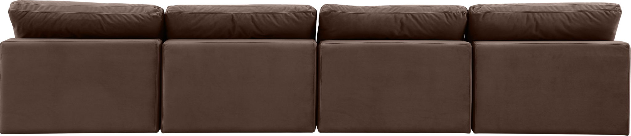 Comfy - Velvet Modular Armless Sofa 4 Seats - Urban Living Furniture (Los Angeles, CA)