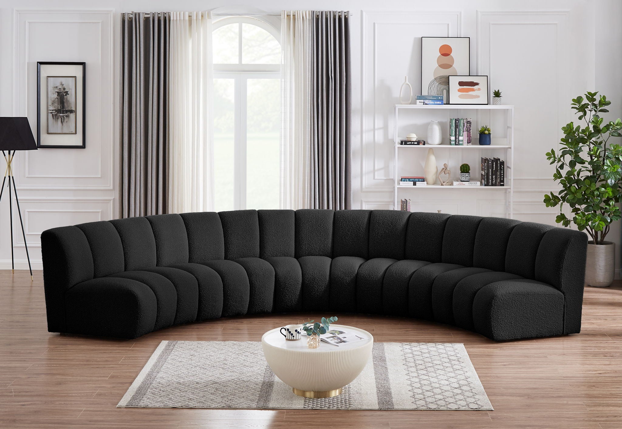 Infinity - 5 Piece Boucle Modular Sectional - Urban Living Furniture (Los Angeles, CA)