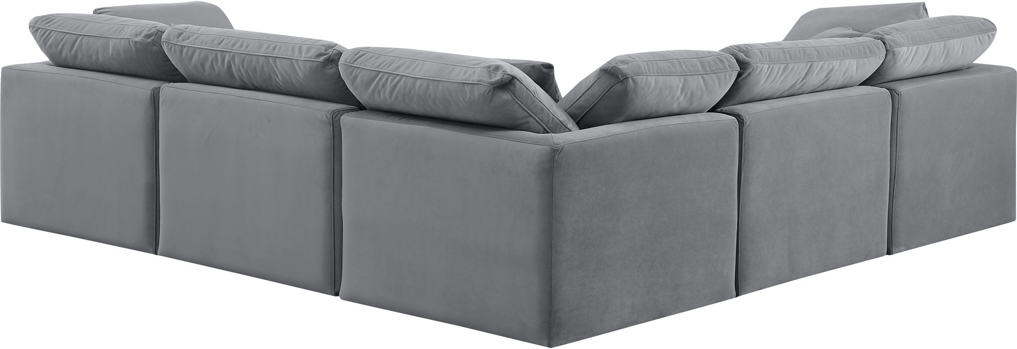 Indulge - Velvet 5 Piece Modular Corner Sectional - Urban Living Furniture (Los Angeles, CA)