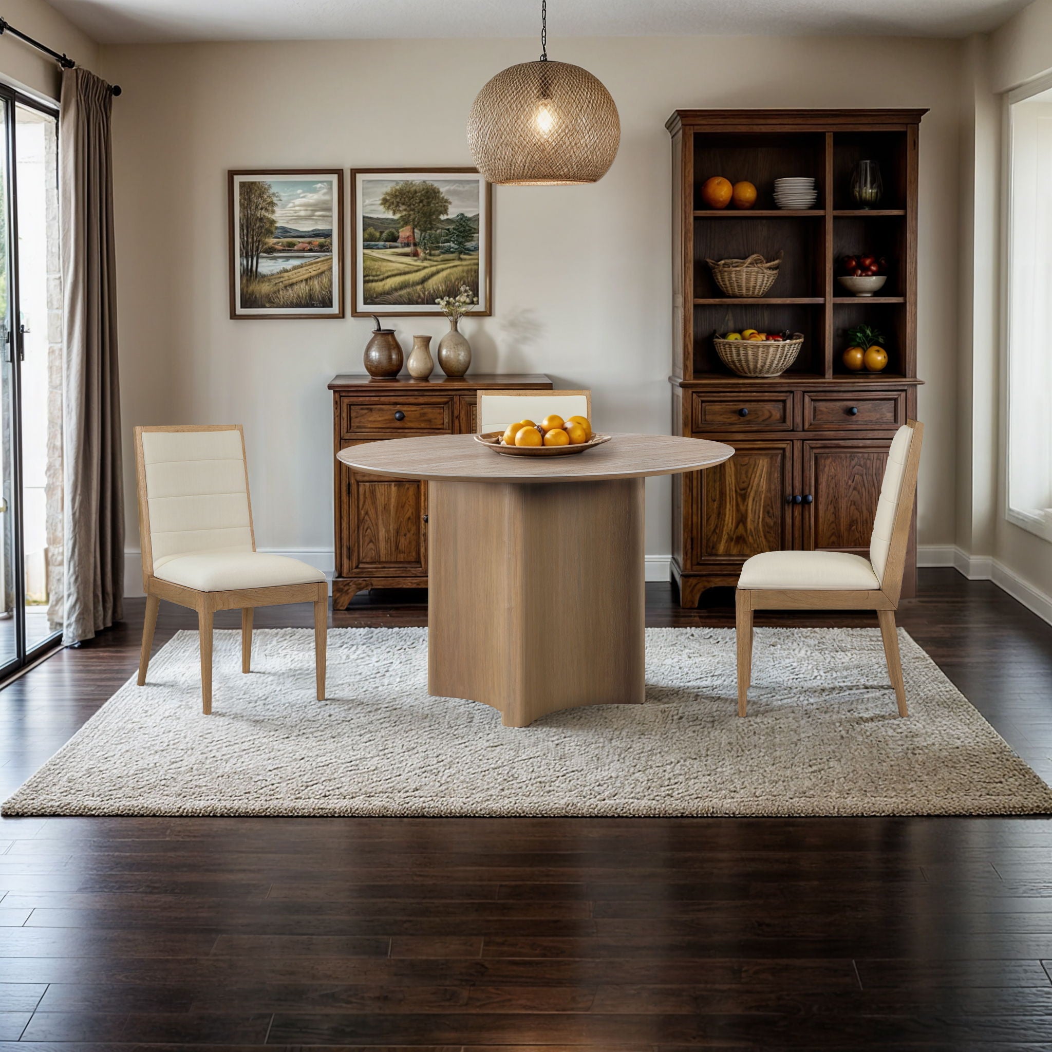 Corvina - Square Oak Veneer Dining Table - Urban Living Furniture (Los Angeles, CA)