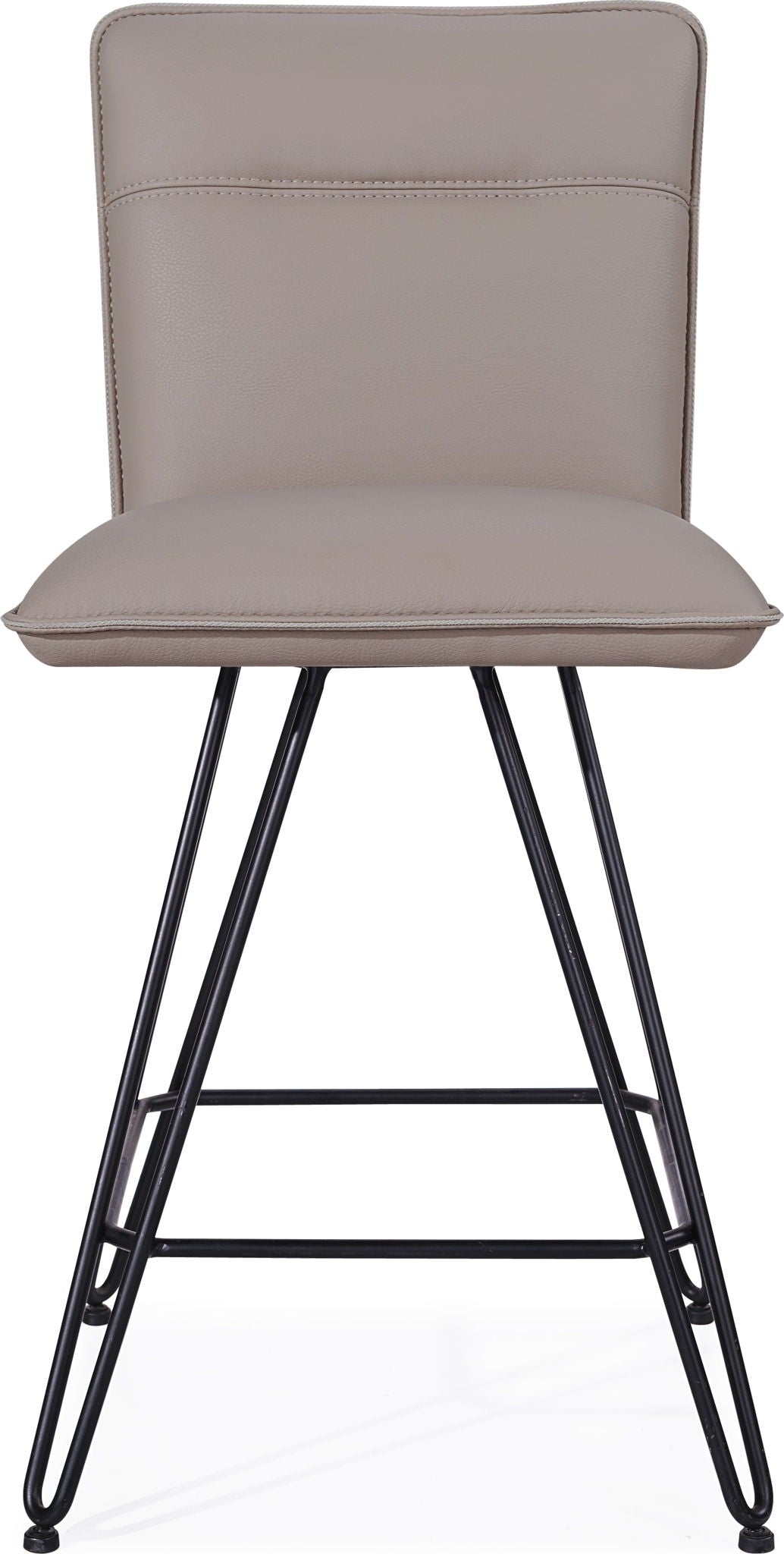 Crossroads - Demi Hairpin Leg Swivel Counter Stool (Set of 2)
