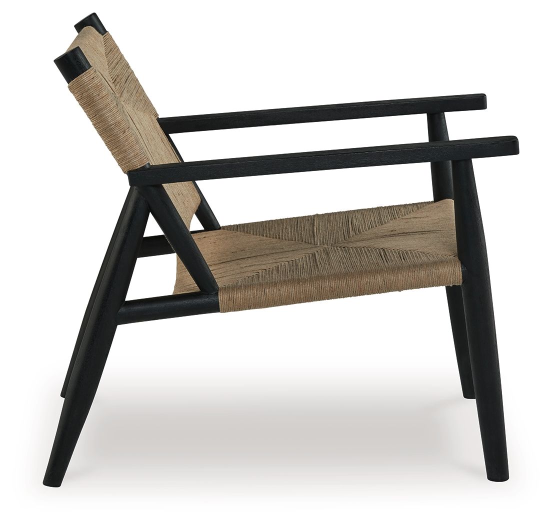 Halfmore - Black / Natural - Accent Chair - Urban Living Furniture (Los Angeles, CA)