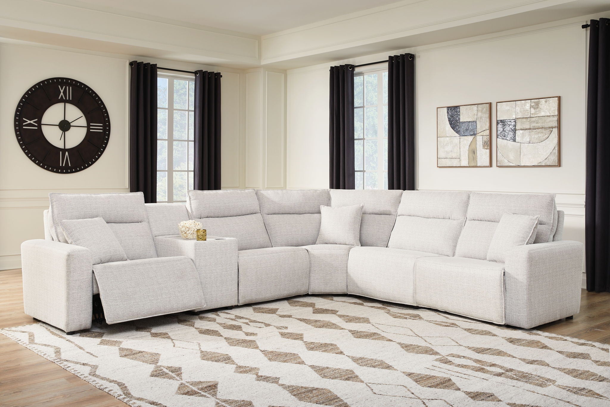 Modmax II - Reclining Sectional - Stone - Urban Living Furniture (Los Angeles, CA)