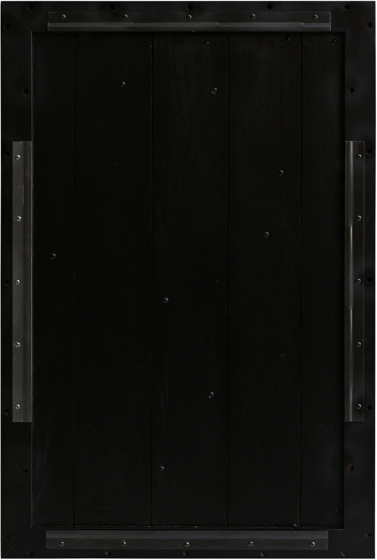 Element - 50" Mango Wood 4 Piece Wall Art - Natural / Black