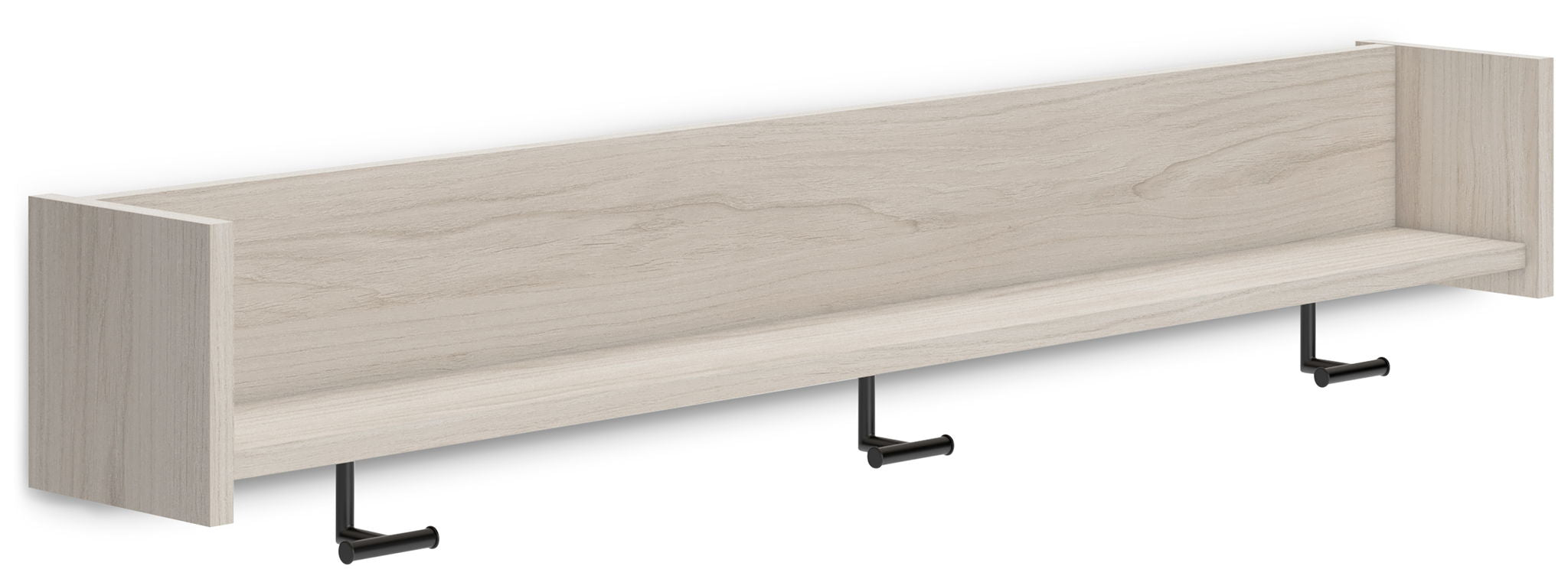 Socalle - Wall Mounted Coat Rack w/Shelf - Light Natural - Urban Living Furniture (Los Angeles, CA)