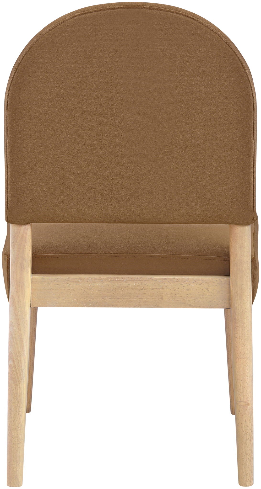 Varinelle - Velvet Upholstered Dining Chair (Set of 2) - Saddle - Urban Living Furniture (Los Angeles, CA)