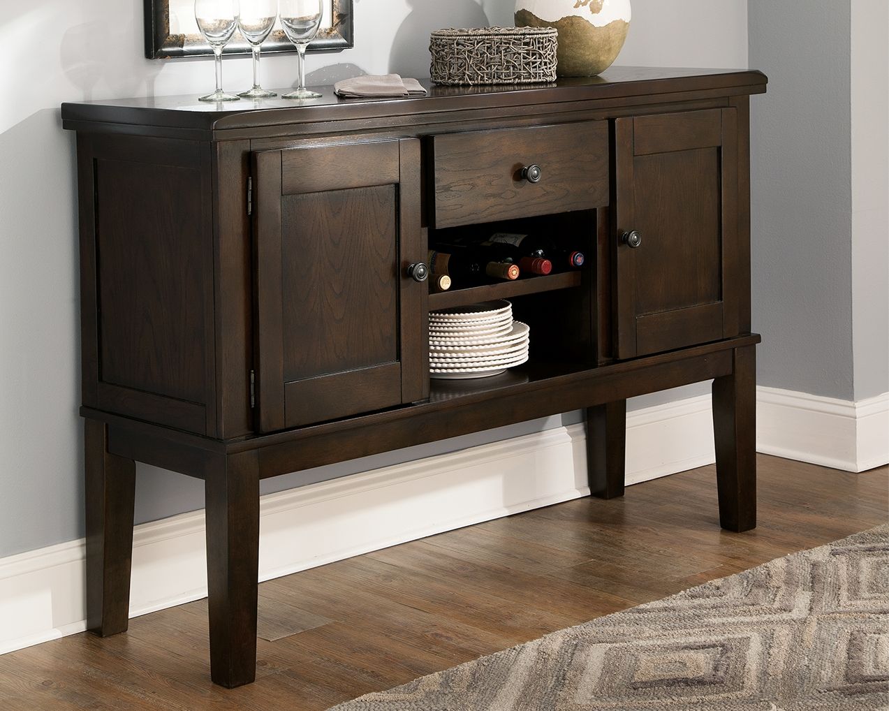 Haddigan - Dark Brown - Dining Room Server - Urban Living Furniture (Los Angeles, CA)