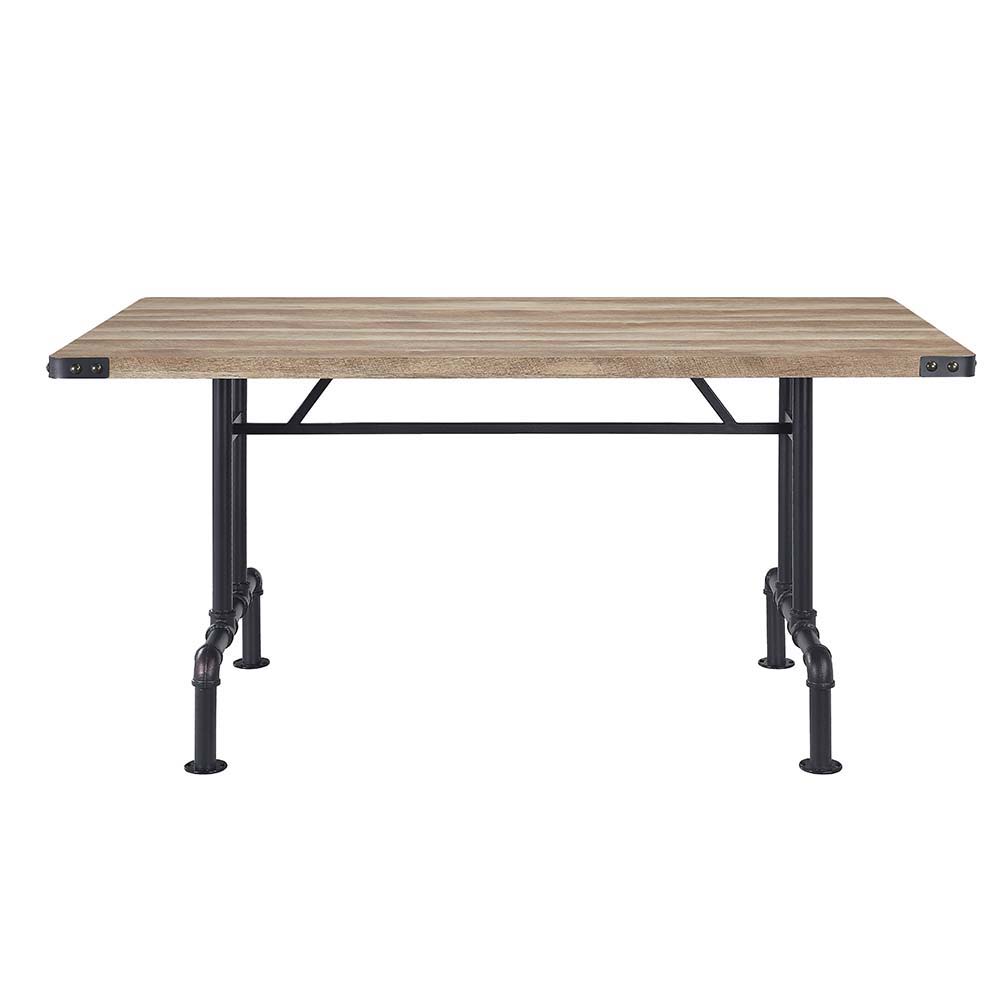 Edina - Dining Table - Oak & Sandy Black - Urban Living Furniture (Los Angeles, CA)