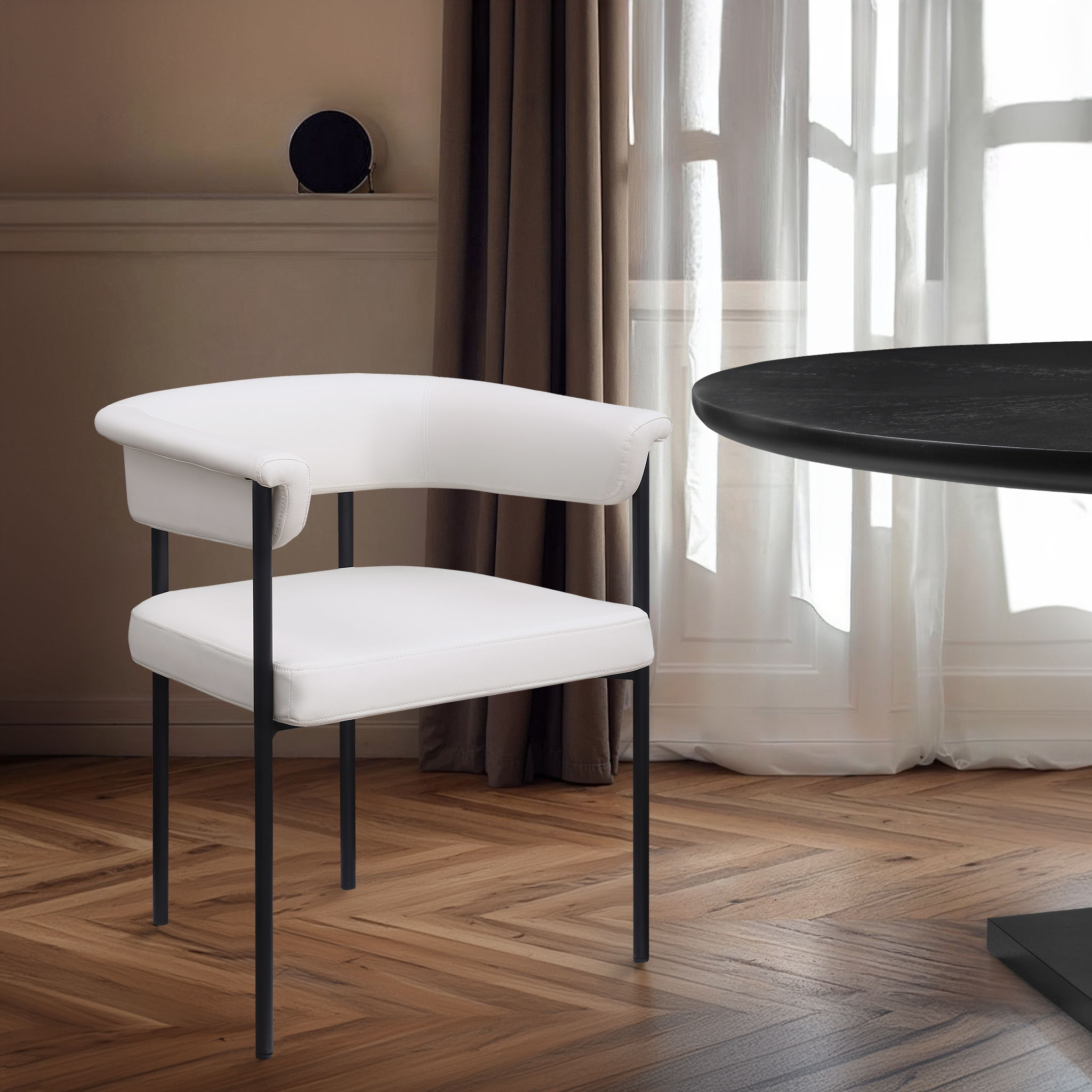 Malin - Faux Leather Dining Chair (Set of 2) - Urban Living Furniture (Los Angeles, CA)