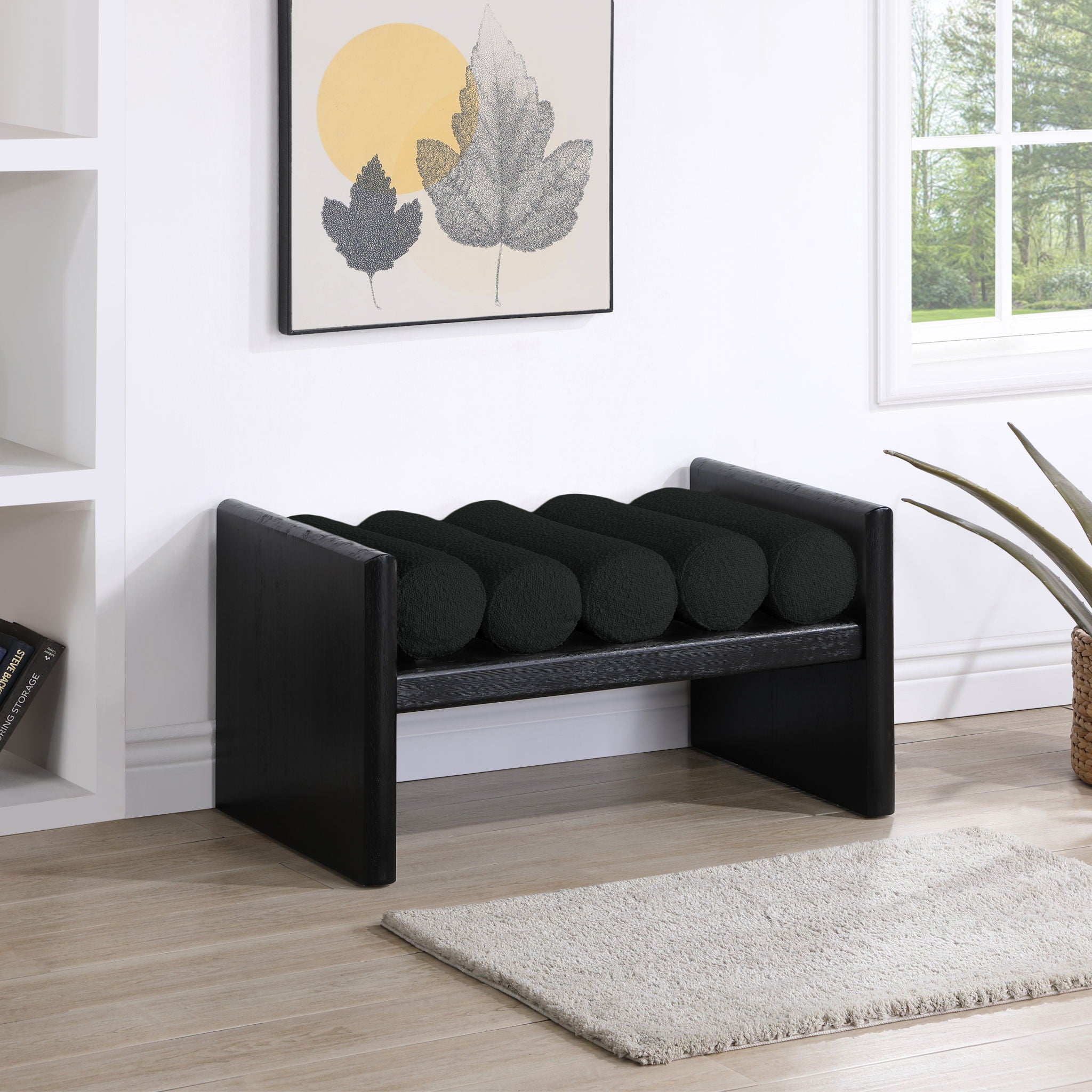 Waverly - Bench With Black Frame - Urban Living Furniture (Los Angeles, CA)