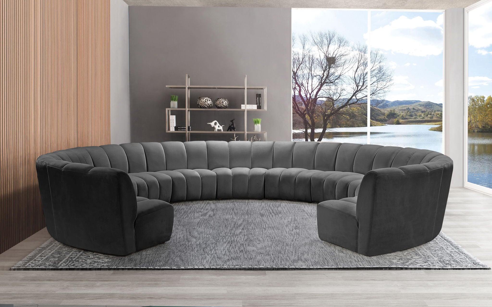 Infinity - 11 Piece Velvet Modular Sectional - Urban Living Furniture (Los Angeles, CA)
