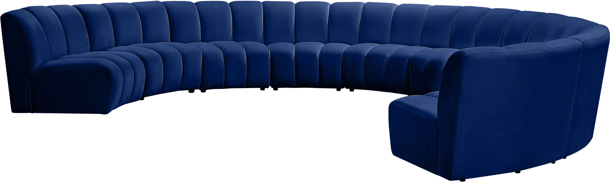 Infinity - 9 Piece Velvet Modular Sectional - Urban Living Furniture (Los Angeles, CA)
