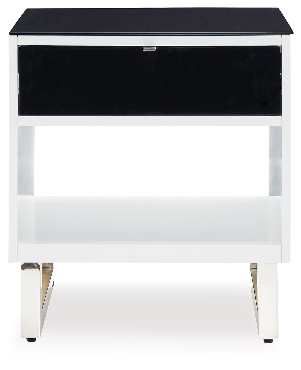 Gardoni - White / Black - Rectangular End Table - Urban Living Furniture (Los Angeles, CA)