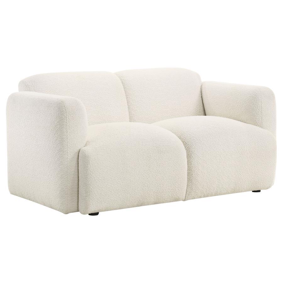 Dorset - Fabric Upholstered Round Track Arm Loveseat - Urban Living Furniture (Los Angeles, CA)
