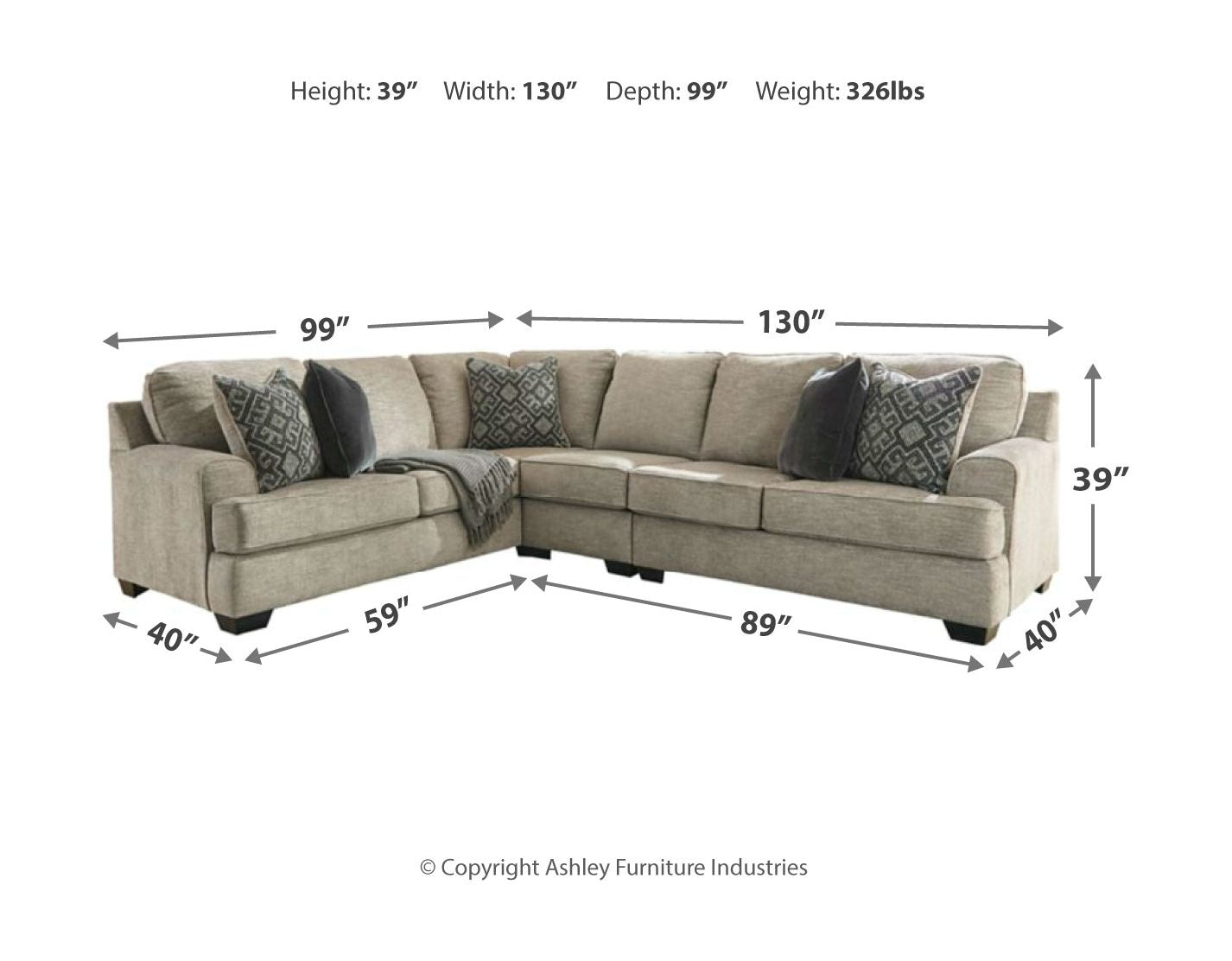 Bovarian - Sectional Set - Urban Living Furniture (Los Angeles, CA)
