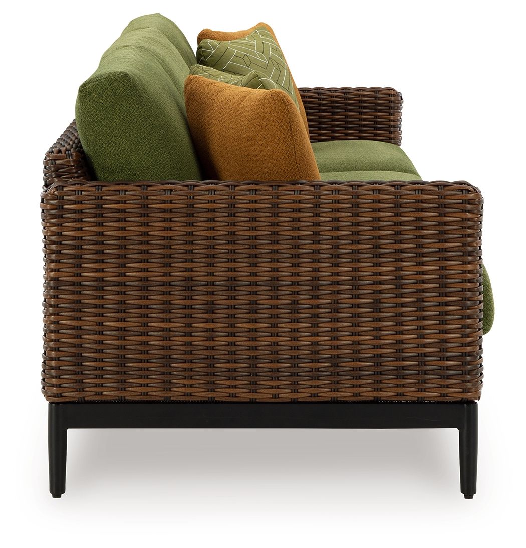 Horizon Hall - Brown / Green - Sofa With Cushion - Urban Living Furniture (Los Angeles, CA)