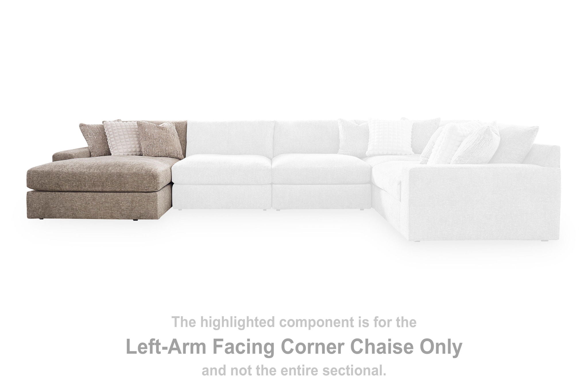 Nexora-Court - LAF Corner Chaise - Burlap - Urban Living Furniture (Los Angeles, CA)