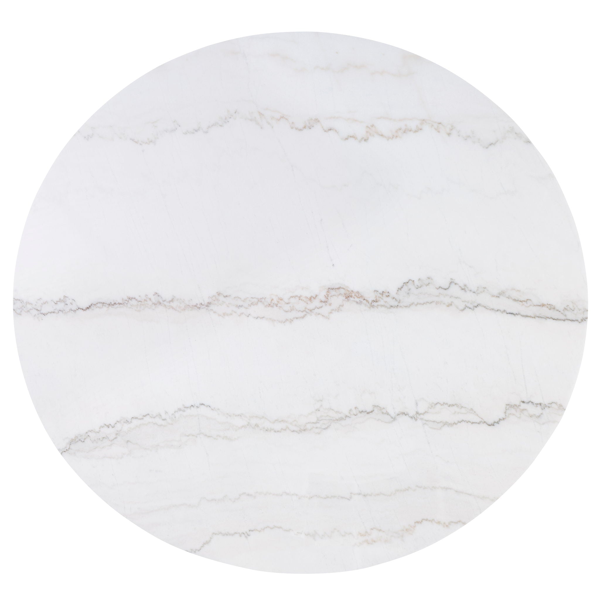 Varley - Genuine Marble Table - White & Charcoal - Urban Living Furniture (Los Angeles, CA)