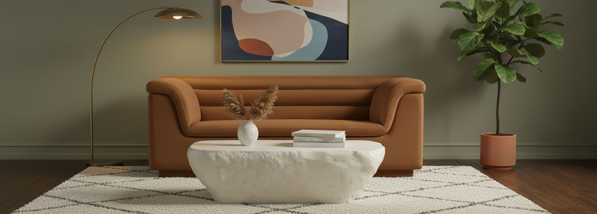 Cascade - Velvet Loveseat - Saddle - Urban Living Furniture (Los Angeles, CA)