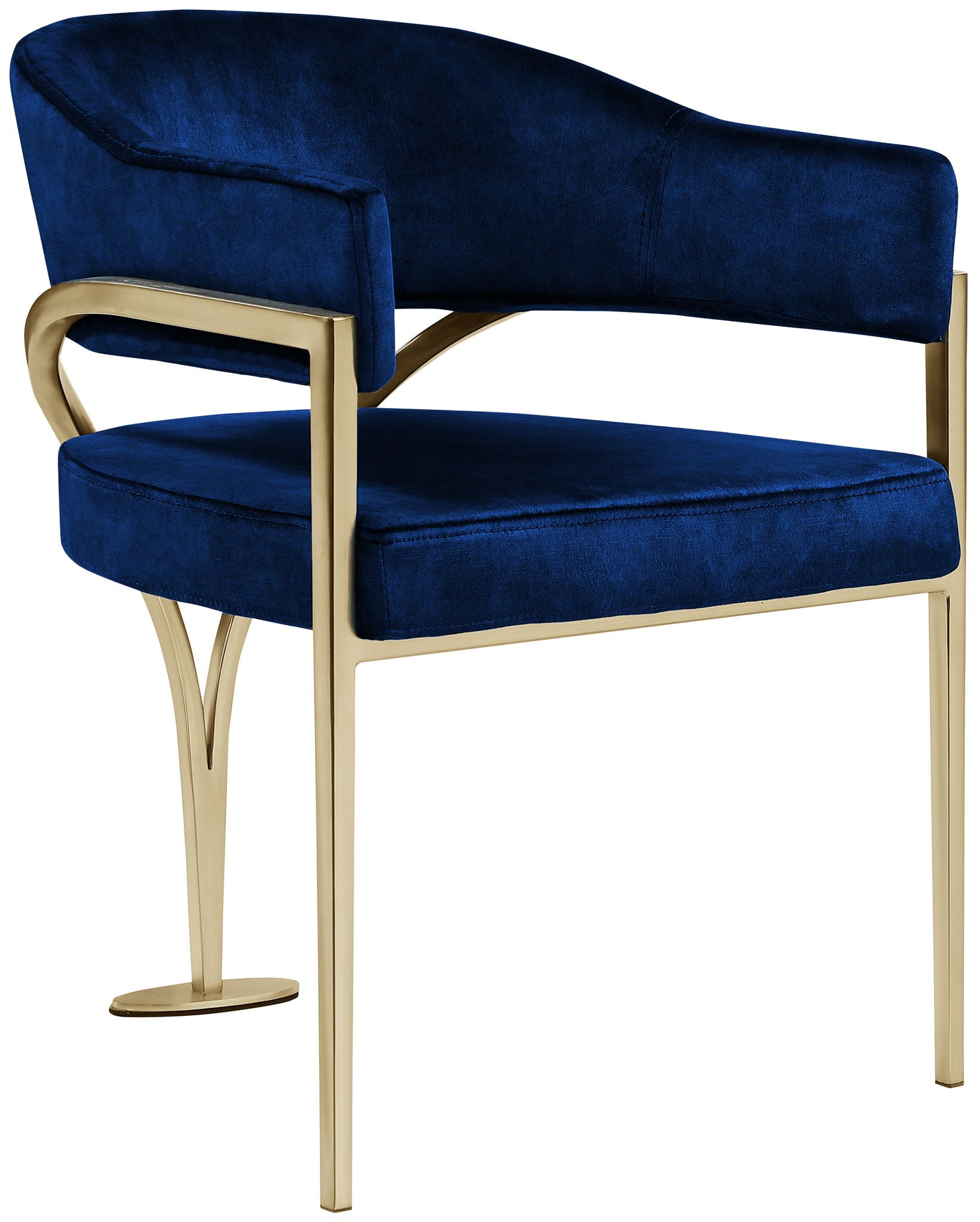 Madelyn - Dining Chair (Set of 2) - Navy - Fabric - Urban Living Furniture (Los Angeles, CA)