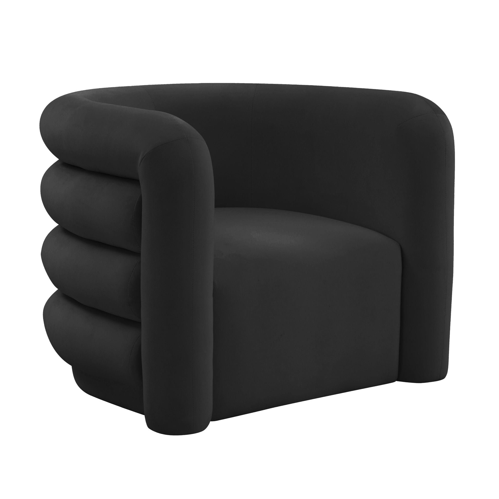 Curves - Velvet Lounge Chair - Urban Living Furniture (Los Angeles, CA)