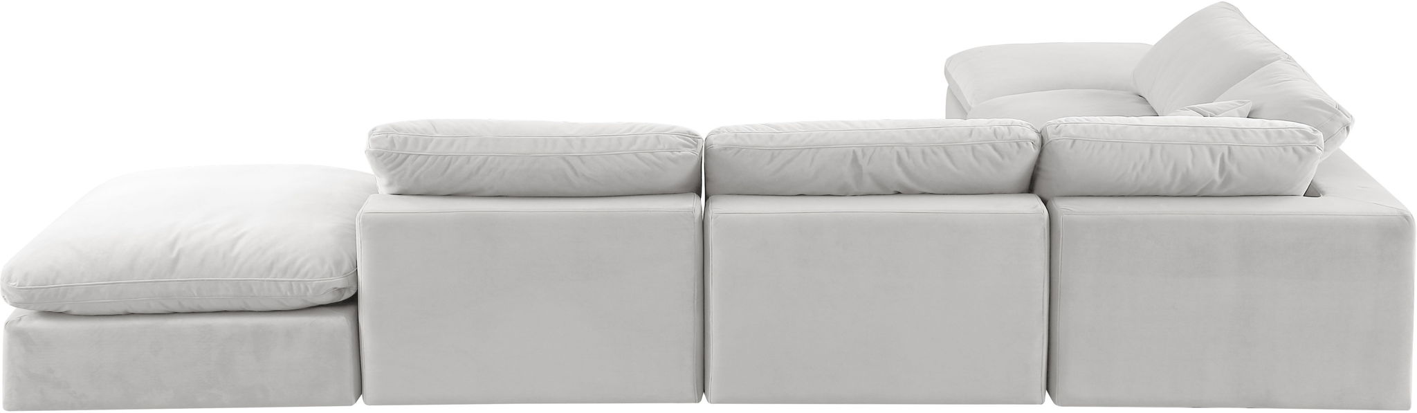 Comfy - 6 Piece Velvet Modular Sectional - Urban Living Furniture (Los Angeles, CA)