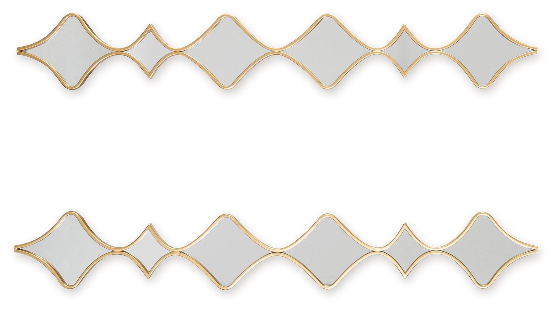 Harriswood - Gold Finish - Accent Mirror Set (Set of 2) - Urban Living Furniture (Los Angeles, CA)
