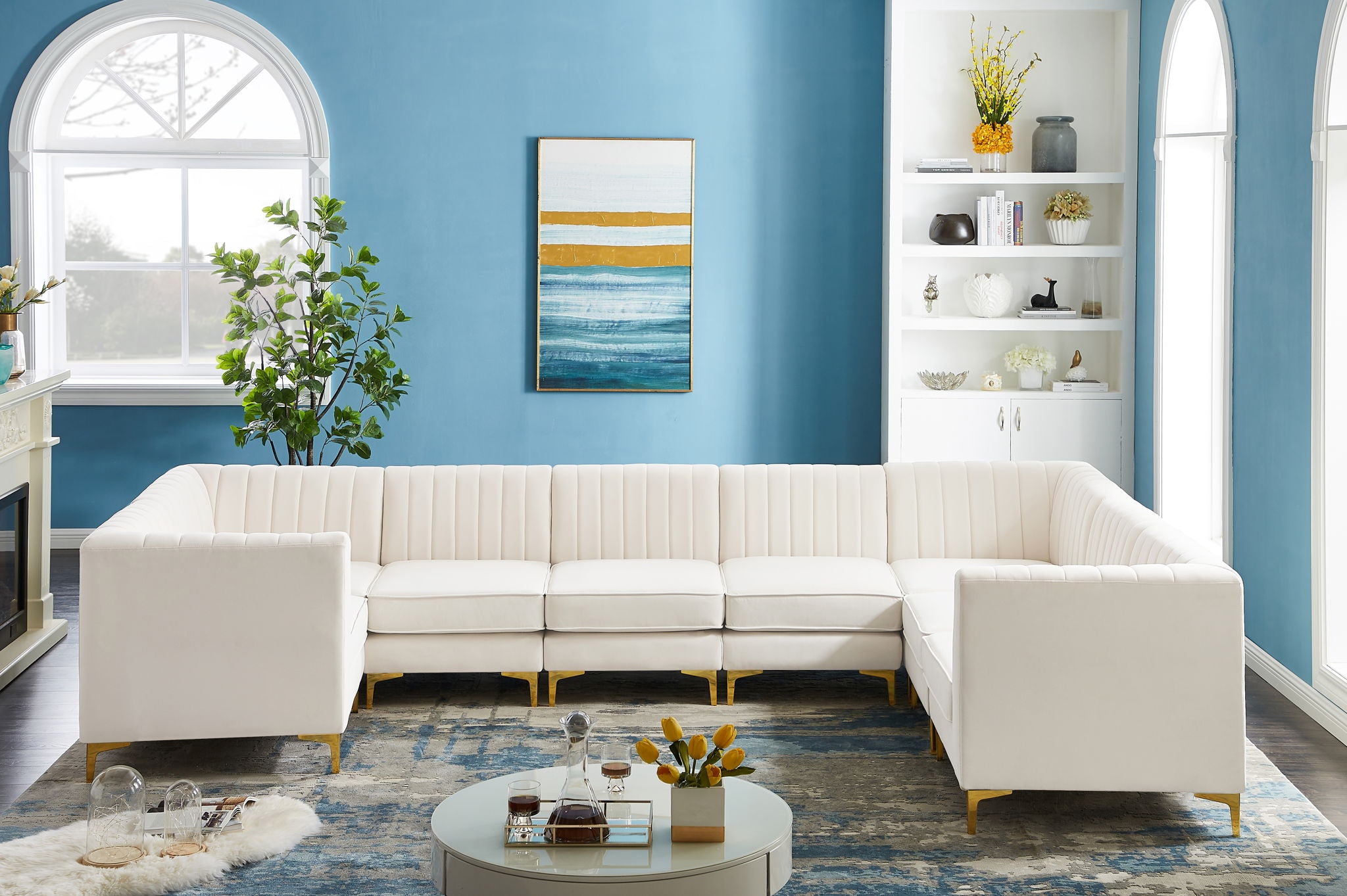 Alina - 8 Piece Modular U-Shaped Sectional - Urban Living Furniture (Los Angeles, CA)
