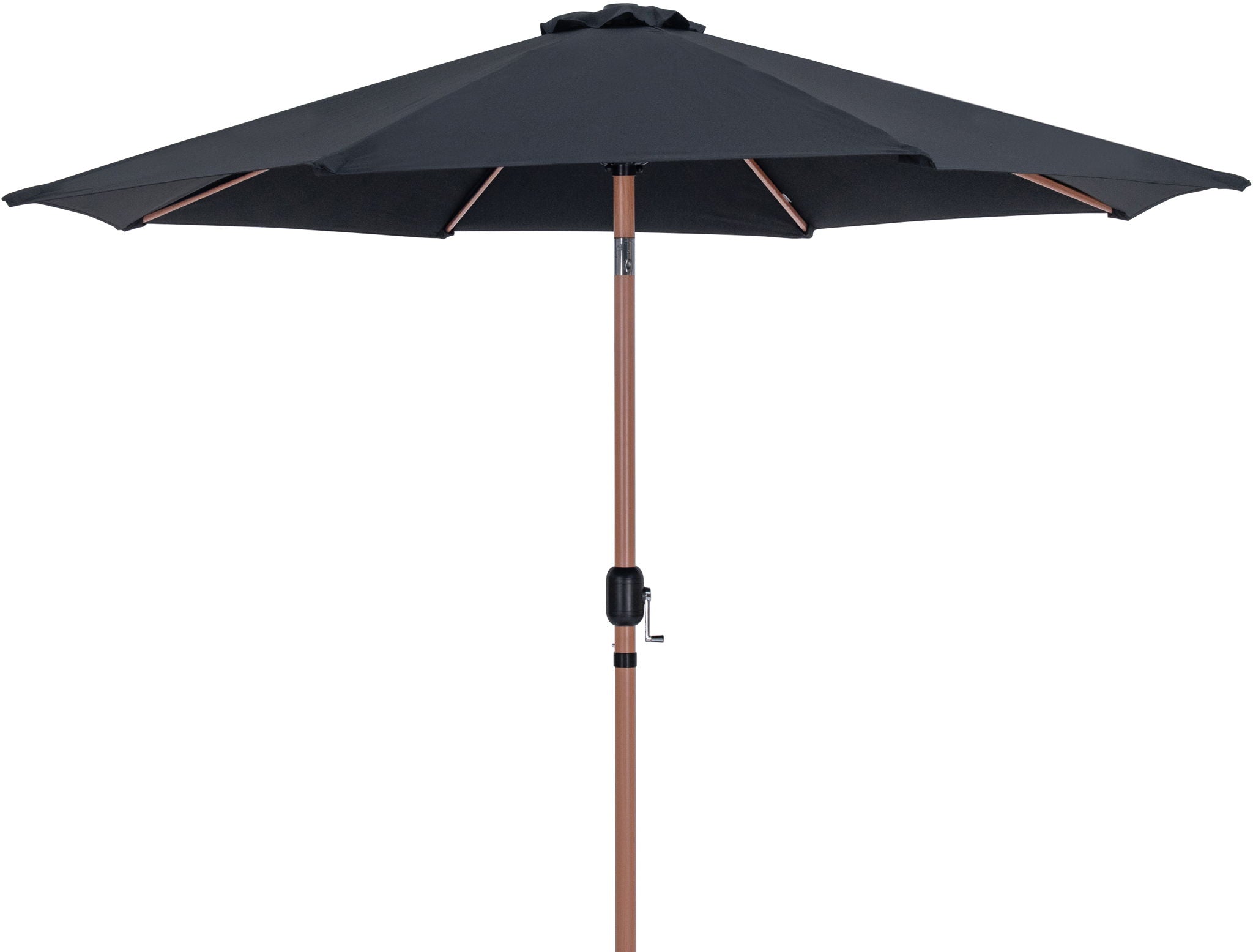 Fiji - Aluminum Patio Umbrella With Square White And Teak Base - Urban Living Furniture (Los Angeles, CA)