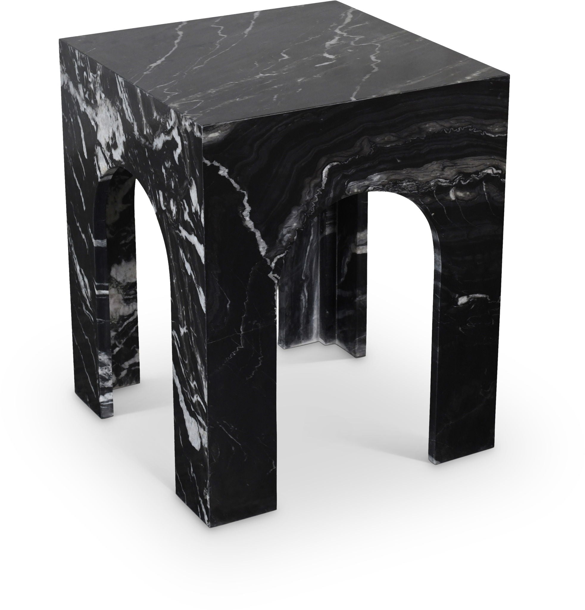 Palermo - Marble End Table - Urban Living Furniture (Los Angeles, CA)