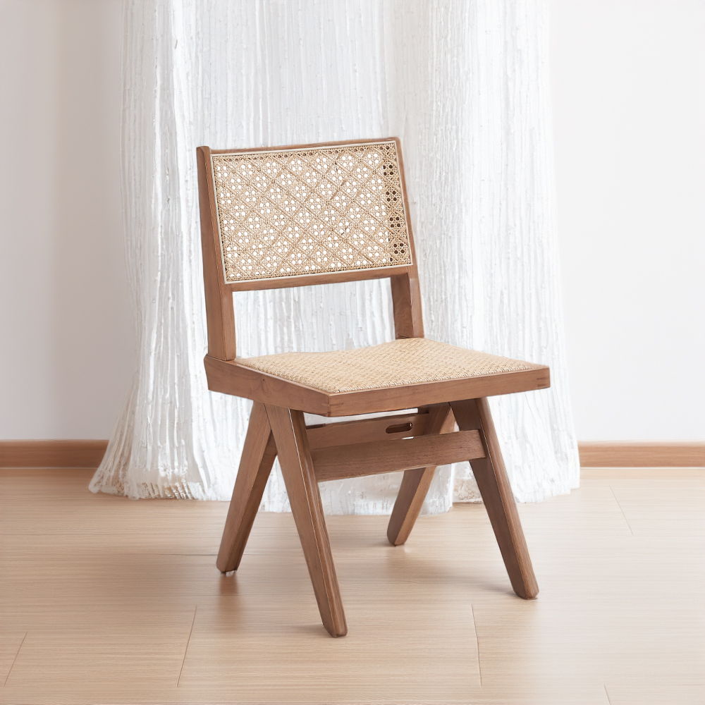 Velentina - Side Chair (Set of 2) - Rattan & Natural - Urban Living Furniture (Los Angeles, CA)